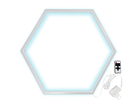 Светильник настенный светодиодный Шестиугольник LEDUA белый корпус 220В 30Вт (6х330) холодный белый