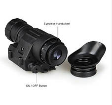 Монокуляр, Прилад нічного бачення Night Vision PVS-14 4х з J-arm кріпленнями на шолом, фото 5