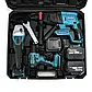 Набір акумуляторного інструменту MAKITA 36V - перфоратор DHR 202, болгарка DGA 540, шуруповерт DDF 484, фото 3