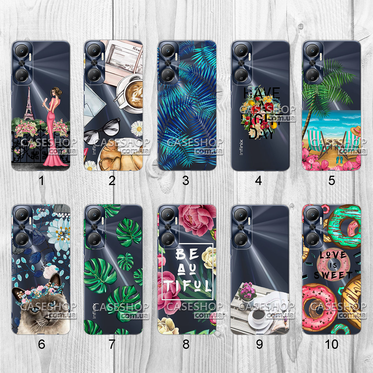 Силіконовий чохол з малюнком для Infinix Hot 20 X682 (new collection), фото 1