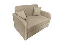 Мягкое кресло-малютка Эльф-80 раскладная кровать 195х80 см бежевая ткань оббивки
