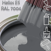 RAL 7004 глянцевая 1К быстросохнущая антикоррозийная эмаль Helios ES - 1л