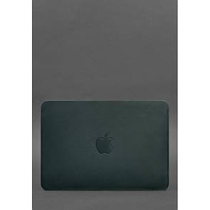 Чохол із натуральної шкіри для MacBook 13 дюйм Зелений Крас