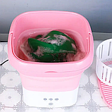 Пральна машина складана Angel Shield Рожева, фото 5