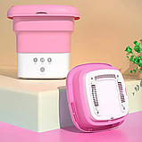 Пральна машина складана Angel Shield Рожева, фото 9