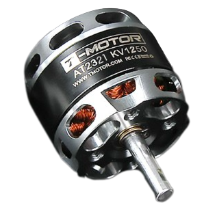 Мотор безколекторний T-Motor для літака AT2317 KV1250 550W 40А 2-4S - 1 шт.