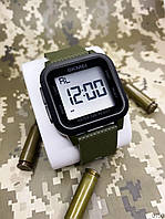 Наручний чоловічий годинник Skmei 1894 Black-Military Wristband електронний годинник тактичний скмей зелений для військових