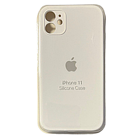 Чехол iPhone 11, Silicon Case - Белый №9