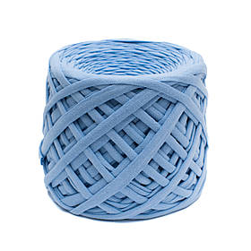 Пряжа трикотажна Confetti (7-9 мм), колір Небесно-блакитний