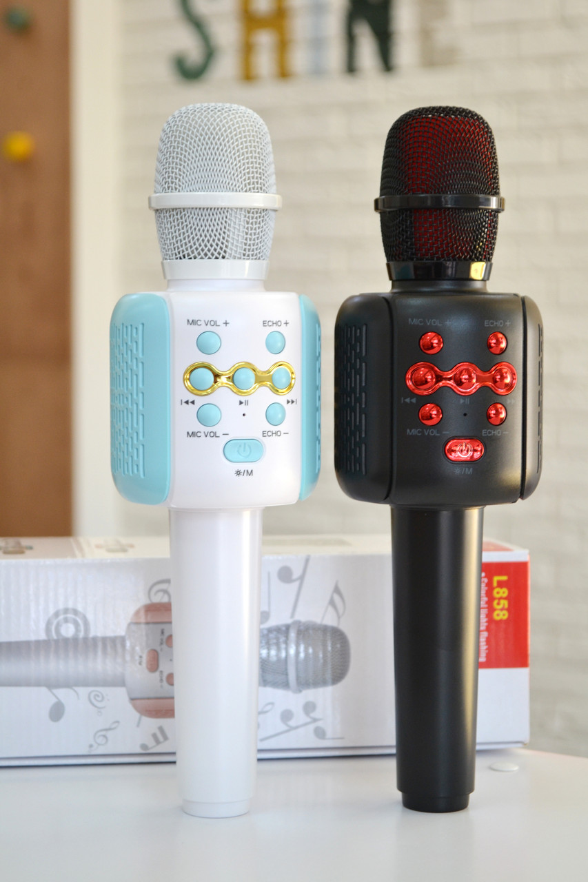 Мікрофон караоке 48347 USB bluetooth колонка, фото 1