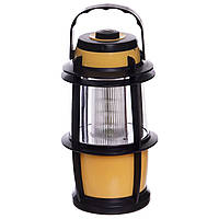 Ліхтар кемпінговий Zelart TY-7816 17х7,5 см жовтогарячий-чорний