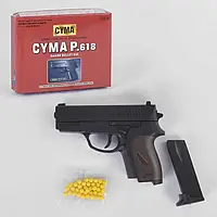 Пистолет игрушечный на пульках, пластиковый, P.618-L00002