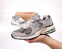 New Balance 2002 R Grey кроссовки мужские серые (Нью Баланс 2002Р)