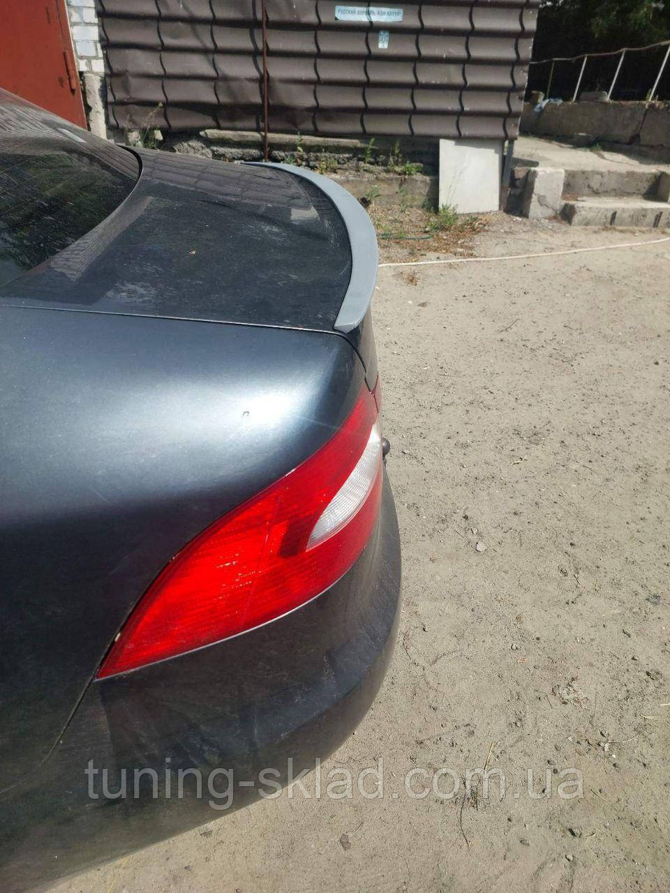 Лип спойлер на багажник Skoda Superb 2 покоління, фото 1