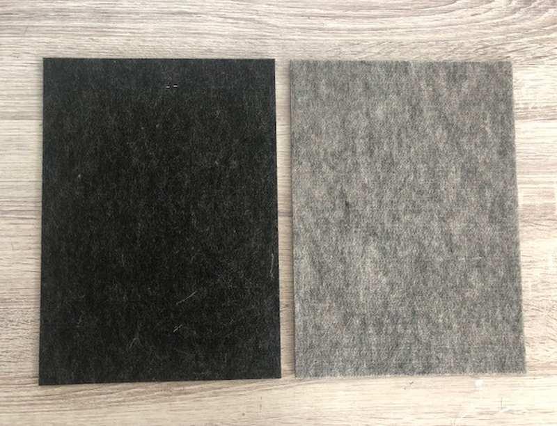 Повсть штучна сірий, антрацит м'яке полотно 2,5 мм ДЕКОР меблевий універсальний, фото 1