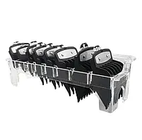 Машинка для стрижки Surker Cordless K9S Silver + Набір чорних преміум-насадок із підставкою (SK-K9S-Color+K-XW), фото 7