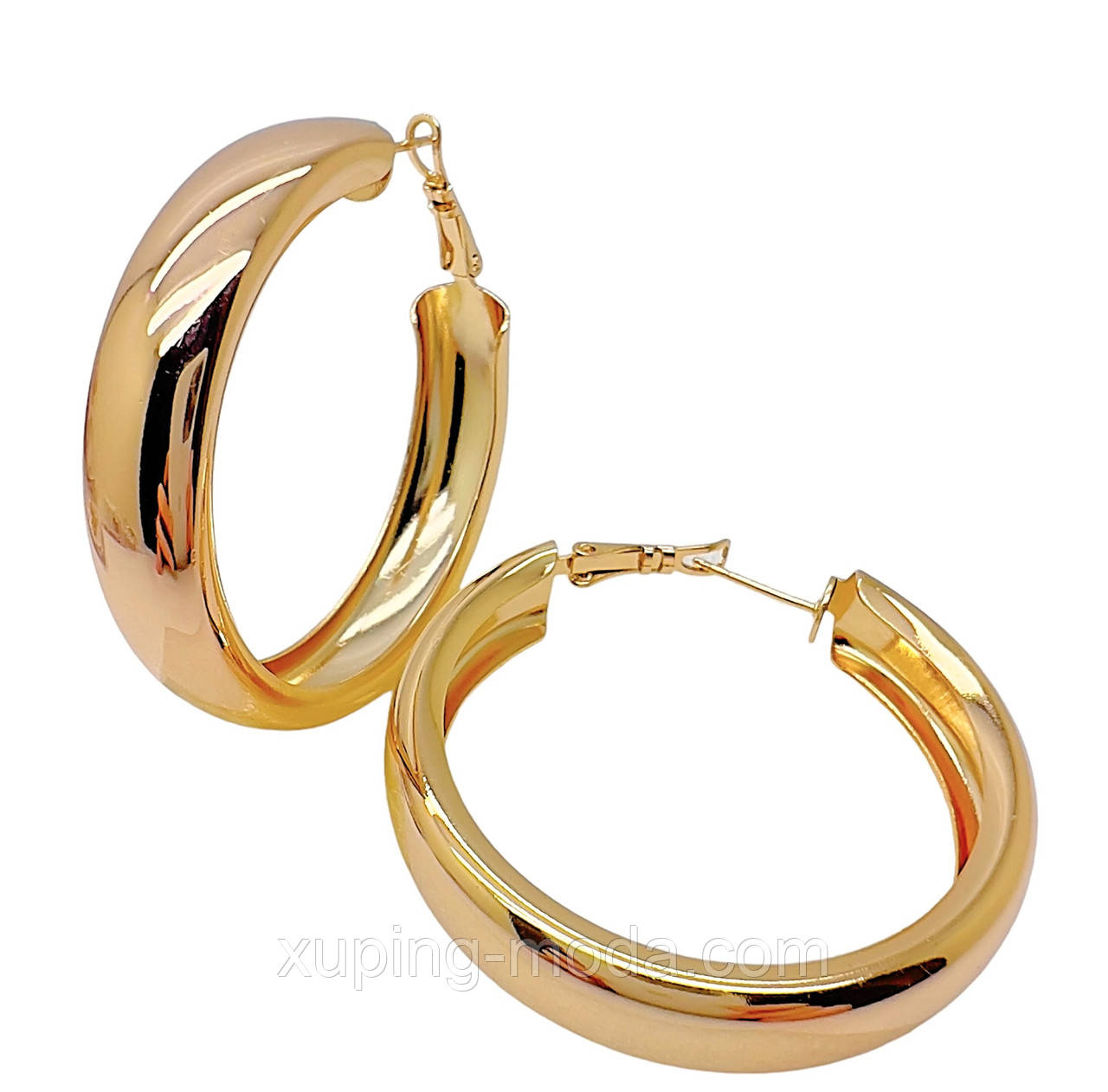 45х9 мм. Сережки кільця xp. 18k