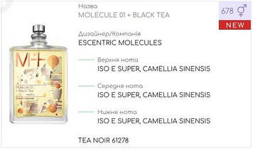 Концентрат TEA NOIR 100 г (Альтернатива Escentric Molecules Molecule 01 + Black Tea)