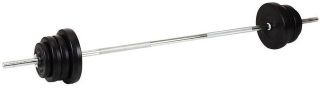 Штанга розбірна композитна 105 кг гриф 180 см у пластику штанга для дому B_0198, фото 1