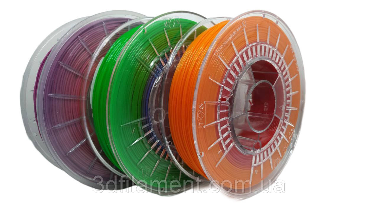 PLA (ПЛА) пластик для 3D принтера Перехідний колір 1,75mm 0,75кг, фото 1