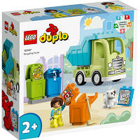 Конструктор LEGO DUPLO Мусороперерабатывающий грузовик 15 деталей (10987) - Топ Продаж!