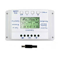 MPPT/PWM контроллер заряда АКБ от солнечных батарей T20A