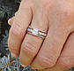 Жіноче кільце З Білого Золота, фото 3