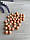 Бусини " Зефірні " 10 мм, персикові 500 грам, фото 6