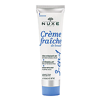 NUXE Creme Fraiche De Beaute 3-в-1, 48-часовой увлажняющий крем, очищающее молочко, маска-филлер, 100ml