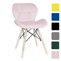 Крісло велюрове для персоналу Leobert Lago офісне крісло для переговорної стілець для дому вітальні B_1022