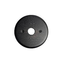 Рамка дерев'яна чорна на 1 пост для накладних вимикачів і розеток SOFTY-Keruida
