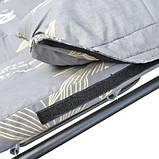 Розкладачка ліжко М60 складана з матрацом та підголовником для будинку офісу (розкладна для гостей) B_0085, фото 7