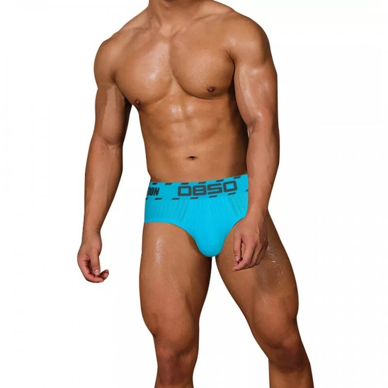 Чоловічі бріфи від бренду 0850 у блакитному кольорі, фото 1