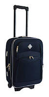 Чемодан дорожній Bonro Style на колесах тканинної синій (невеликий) B_0536