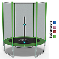 Батут FitToSky 140см с защитной сеткой для детей и взрослых B_7200