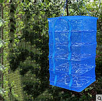 Сітка для сушіння риби 5 ярусів 45х45х98 см (SF24146-45-5)/Сітка для сушіння фруктів і овочів п'ятиярусна B_1597