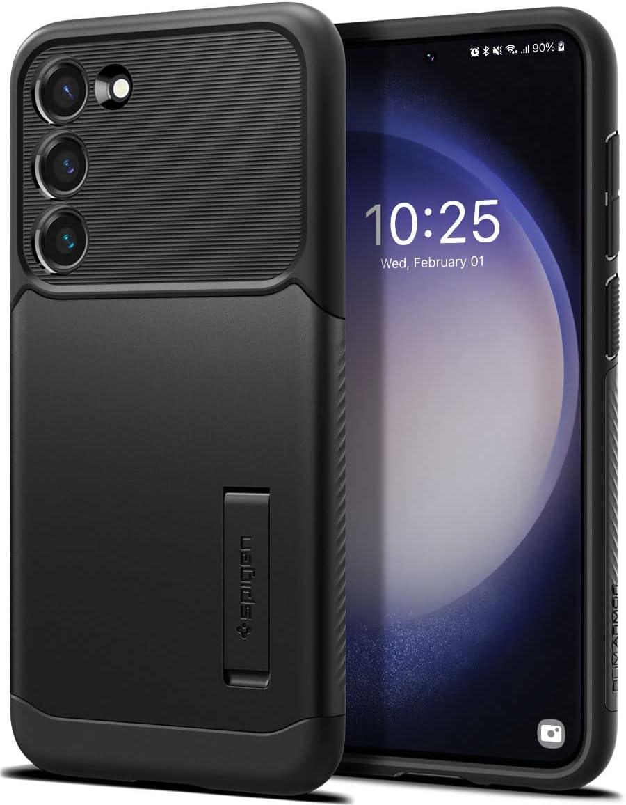 Чохол Spigen для Samsung Galaxy S23 Plus — Slim Armor, Black (ACS05689)