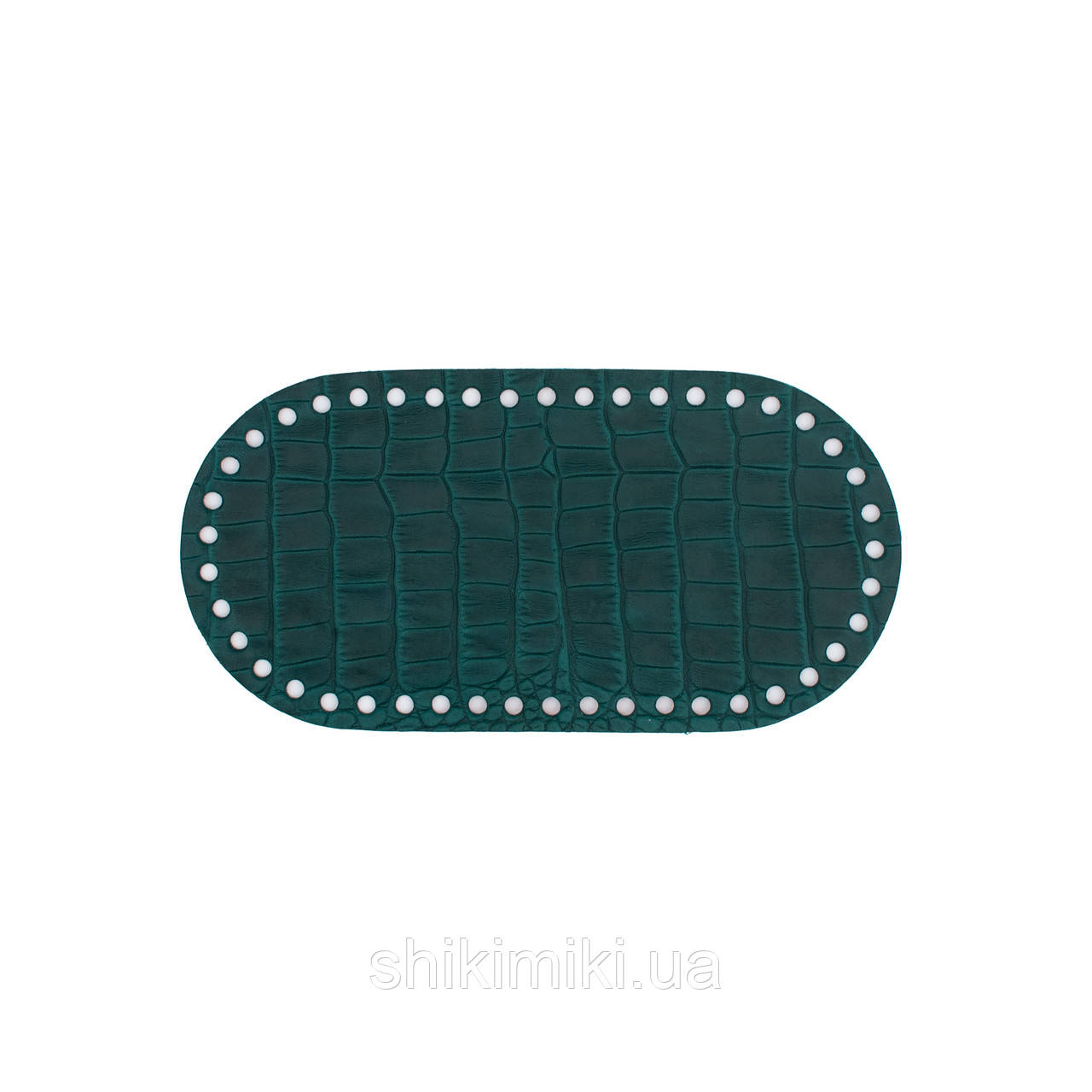 Дно для сумки овальне 20*10, колір Опал рептилія, фото 1