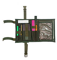 Підсумок під карту Novator PK-1 Khaki Oxford 600D офіцерська тактична система MOLLE B_1403