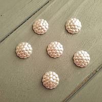 Напівнамистини - Хризантема колір - білий р-р 16 мм набір 10 шт.