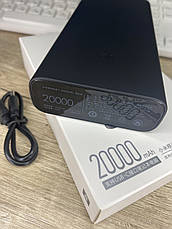 Зовнішній акумулятор для Xiaomi MI Power Bank 20000mAh Повербанк, портативна батарея, фото 4