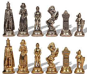 Шахові фігури від Italfama "Maria Stuarda" матеріал цинк, латунь, нікель Король 9,4 см
