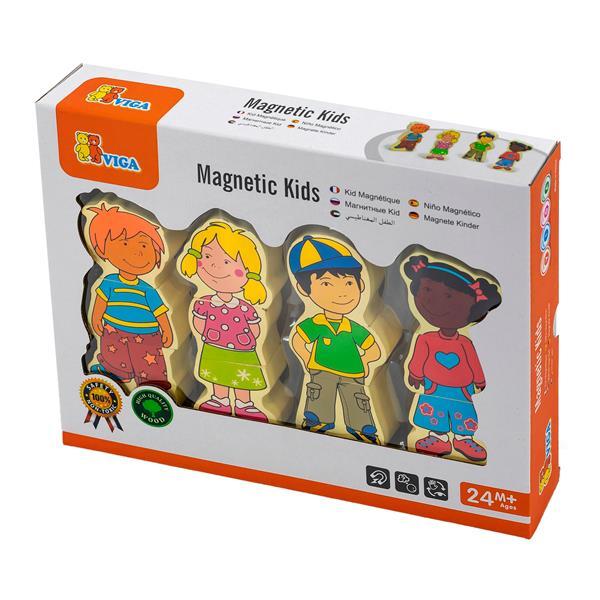 Набір магнітних фігурок Viga Toys діти (59699VG) B_1162