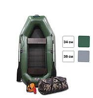 Човен гребінний надувний пвх Megaboat M-249 двомісний для риболовлі B_9497