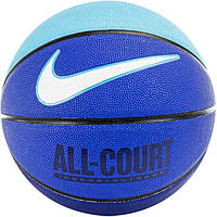 М'яч баскетбольний Nike Everyday All Court 8PDeflated Hyper N.100.4369.425.07, Синій, Розмір (EU) — 7
