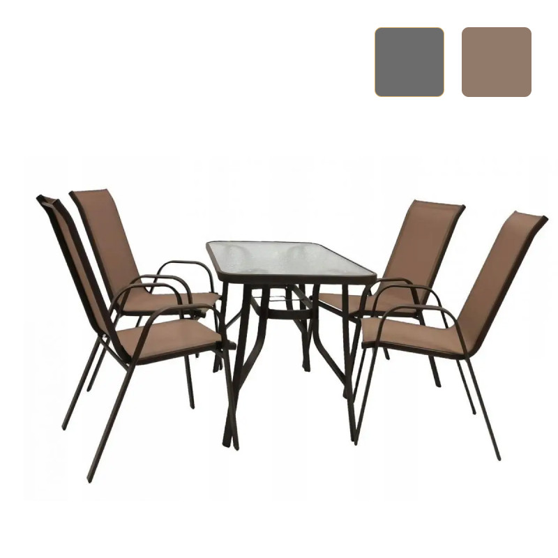 Комплект садових меблів Kontrast Majorka DUO-4 Grey B_1027, фото 1