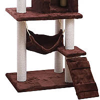 Go Кігтеточка-будиночок для кота Taotaopets 047707 Brown 140*54*30 см