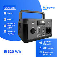 Портативна зарядна станція LanPWR CP300B | 320Wh 300W (EU)