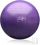 М'яч для фітнесу (фітбол) WCG 75 Anti-Burst 300кг Рожевий B_1920, фото 2