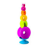 Пірамідка Башта з кольорових катушок Fat Brain Toys Spoolz (F181ML) B_1084, фото 3